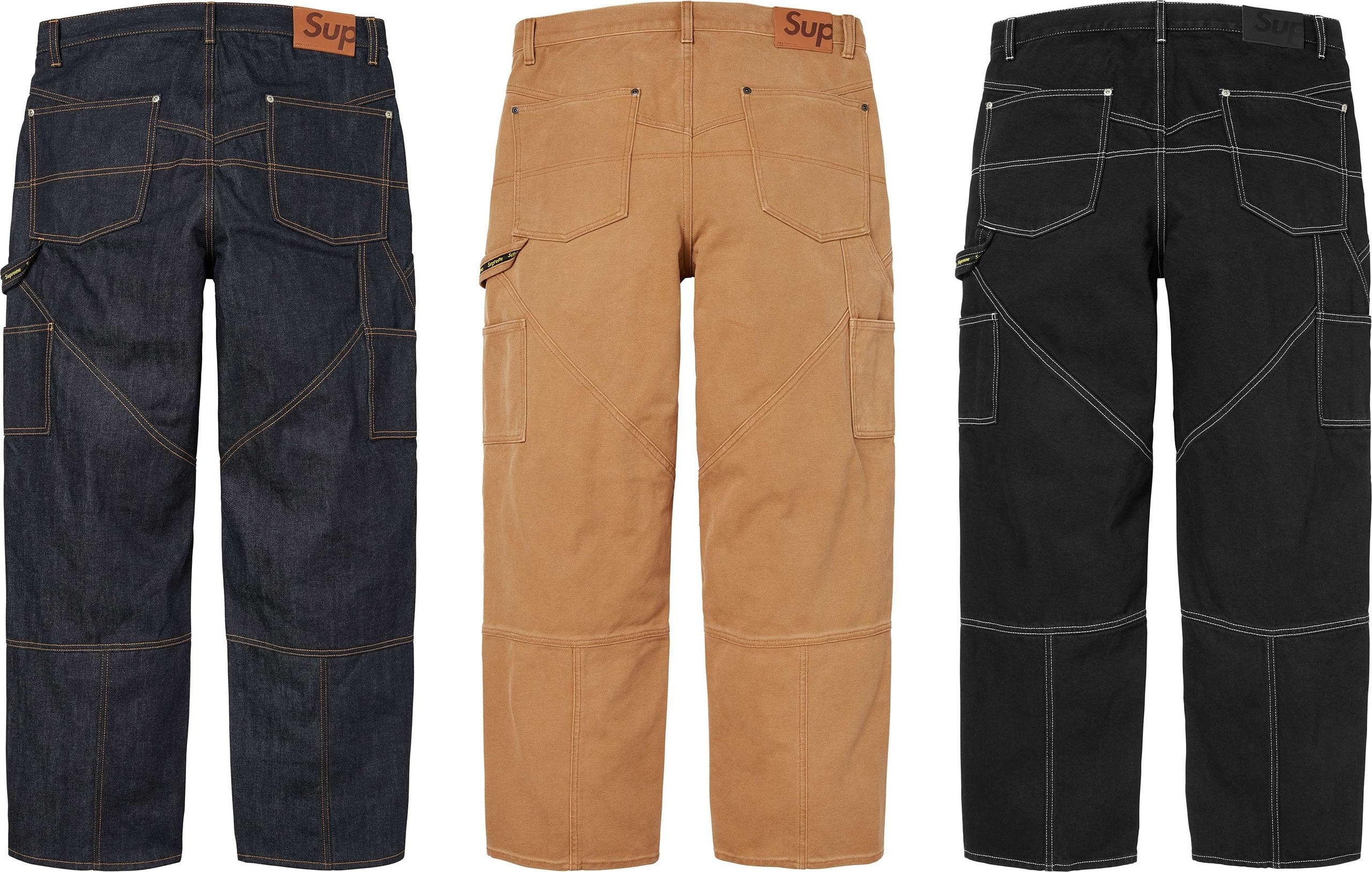 Paneled Double Knee Painter Pant view 6